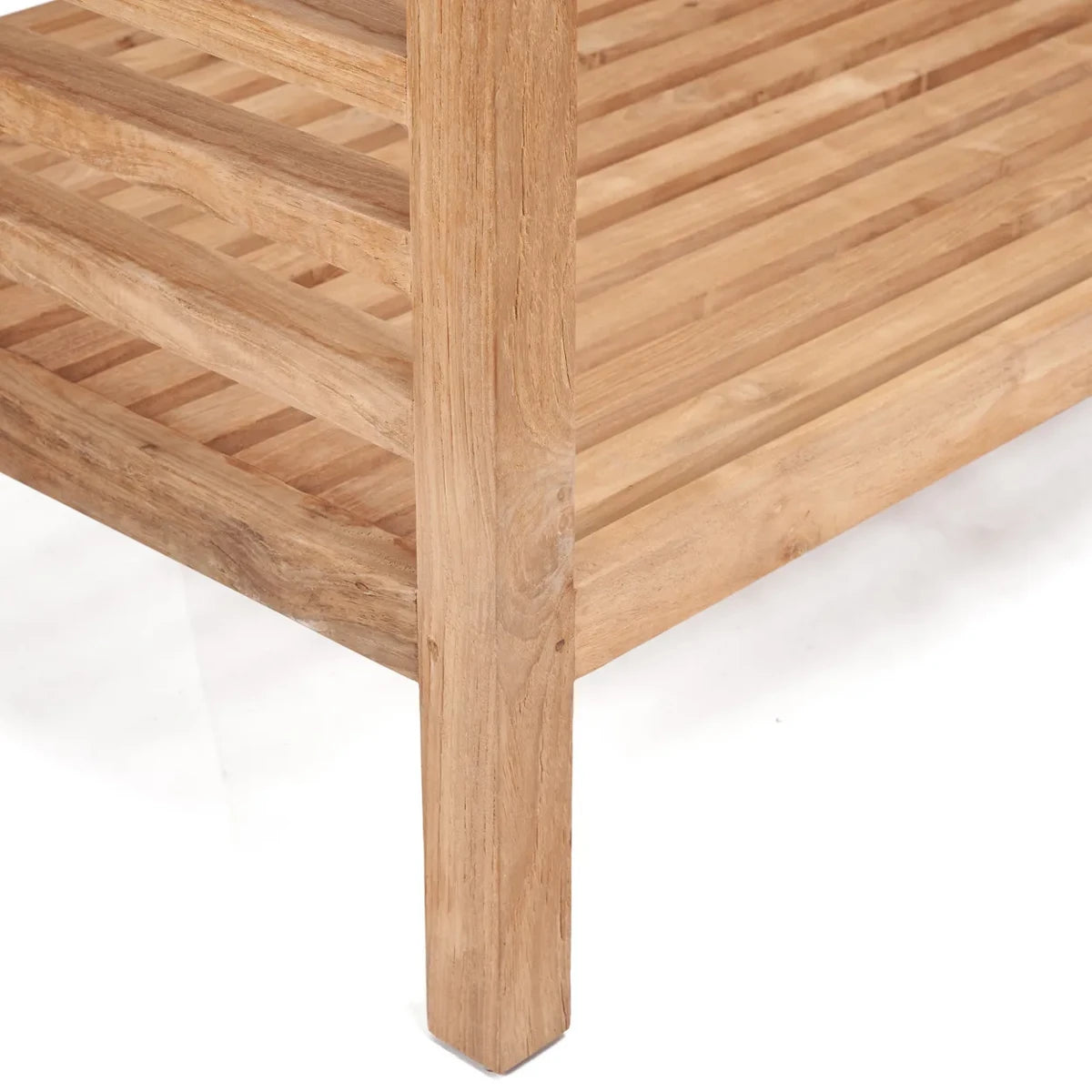 Modulares Outdoor-Sofa aus Teakholz als 2-Sitzer | VIA X SELECTION