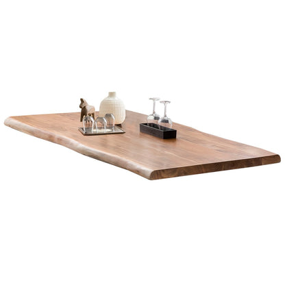 Esstisch Mangoholz A-Gestell mit Kurbelrad, 200 × 100 cm | VIA X SELECTION
