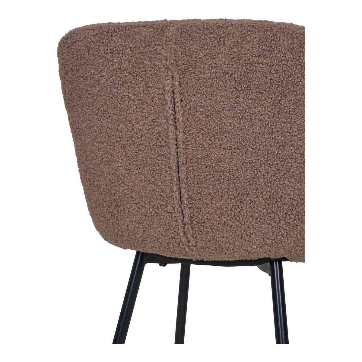 Esszimmerstuhl in brauner Felloptik im 2er-Set | VIA X SELECTION