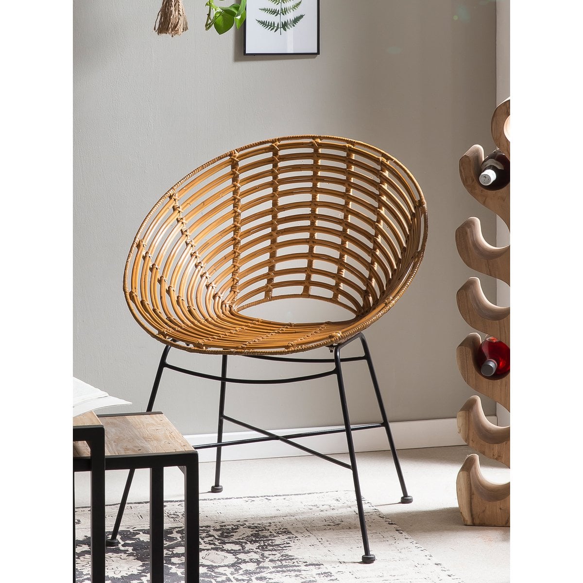 Rattansessel mit Schalensitz | VIA X SELECTION