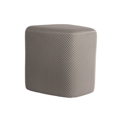 Dreieckiger Pouf mit Mesh in Grau | VIA X SELECTION