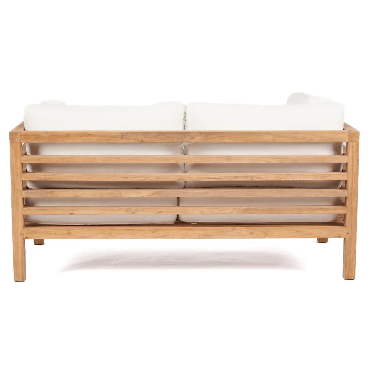 Modulares Outdoor-Sofa aus Teakholz als 2-Sitzer | VIA X SELECTION
