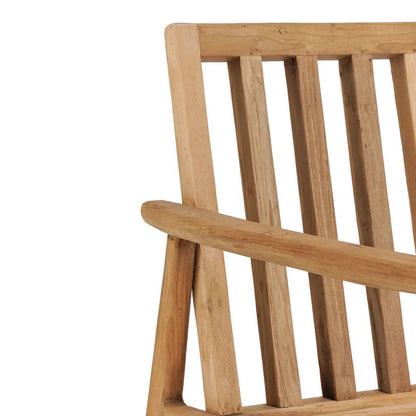 Outdoor-Loungesessel aus recyceltem Teakholz mit losem Kissen | VIA X SELECTION