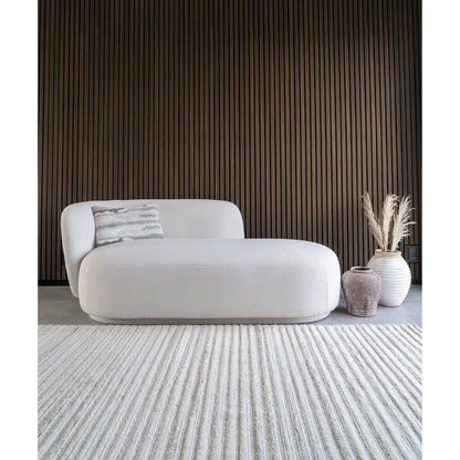 Handgetufteter Teppich in Elfenbein, 160 × 230 cm | VIA X SELECTION