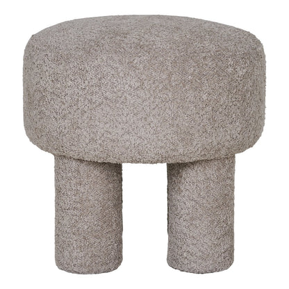 Kubischer Polsterpouf in Grau | VIA X SELECTION