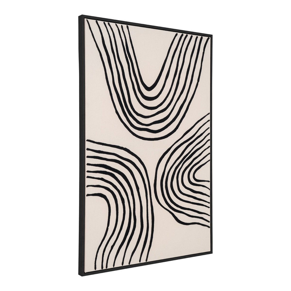 Schwarz-weißer Leinwand-Print 60 × 90 cm, Motiv 2 | VIA X SELECTION
