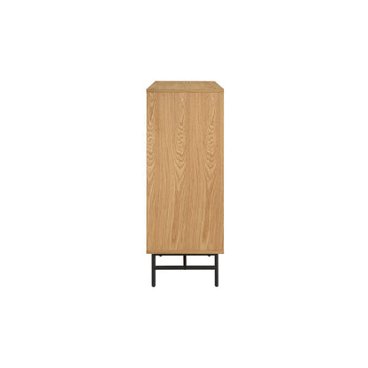 Hohe Kommode mit Eichenfront, 40 × 80 × 110 cm | VIA X SELECTION