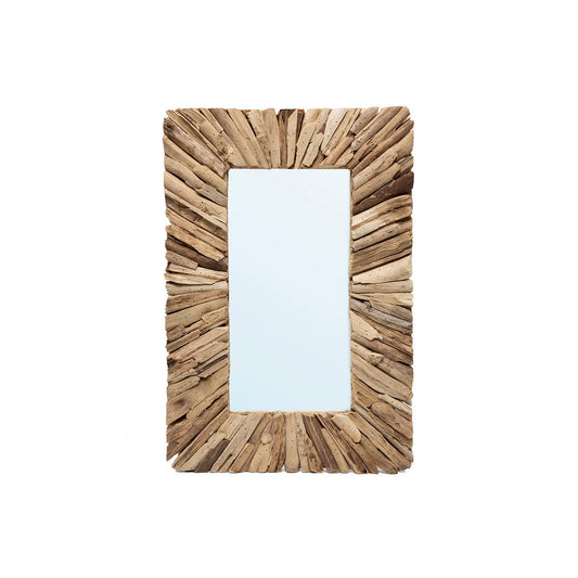 Wandspiegel mit Treibholzrahmen natur, 60 × 41 cm | VIA X SELECTION