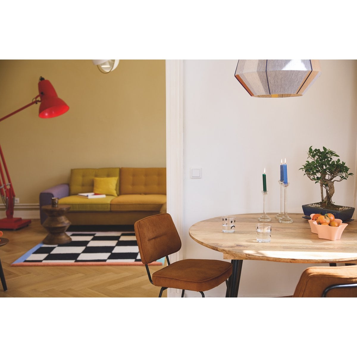 TOM TAILOR Home runder Esstisch Mangoholz Metallgestell 120 cm | VIA X SELECTION
