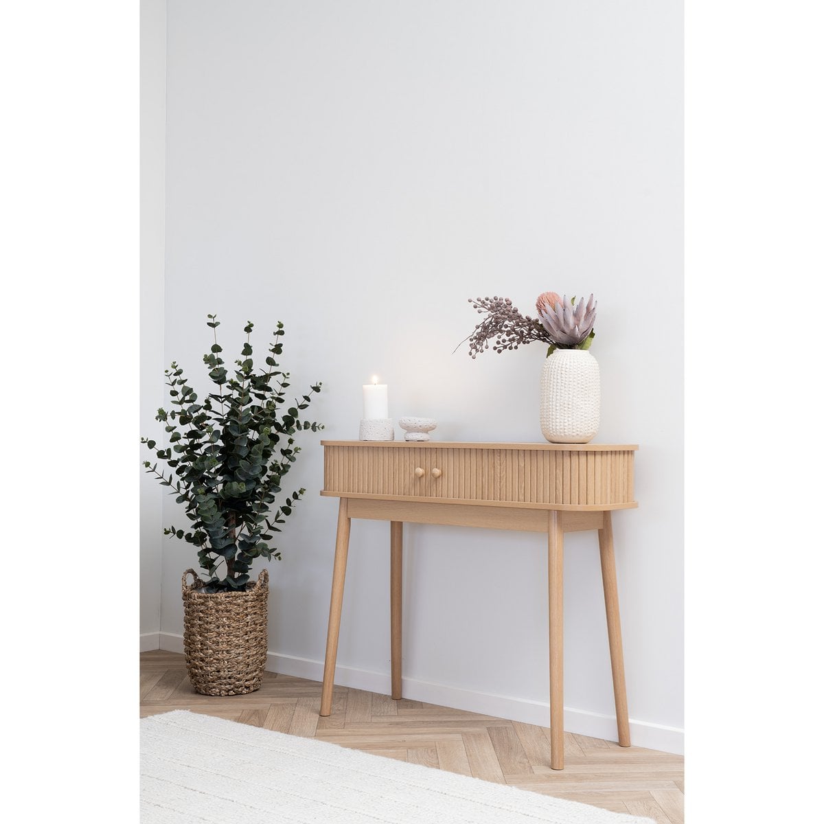 Konsolentisch natur 100 × 30 × 80,5 cm | VIA X SELECTION