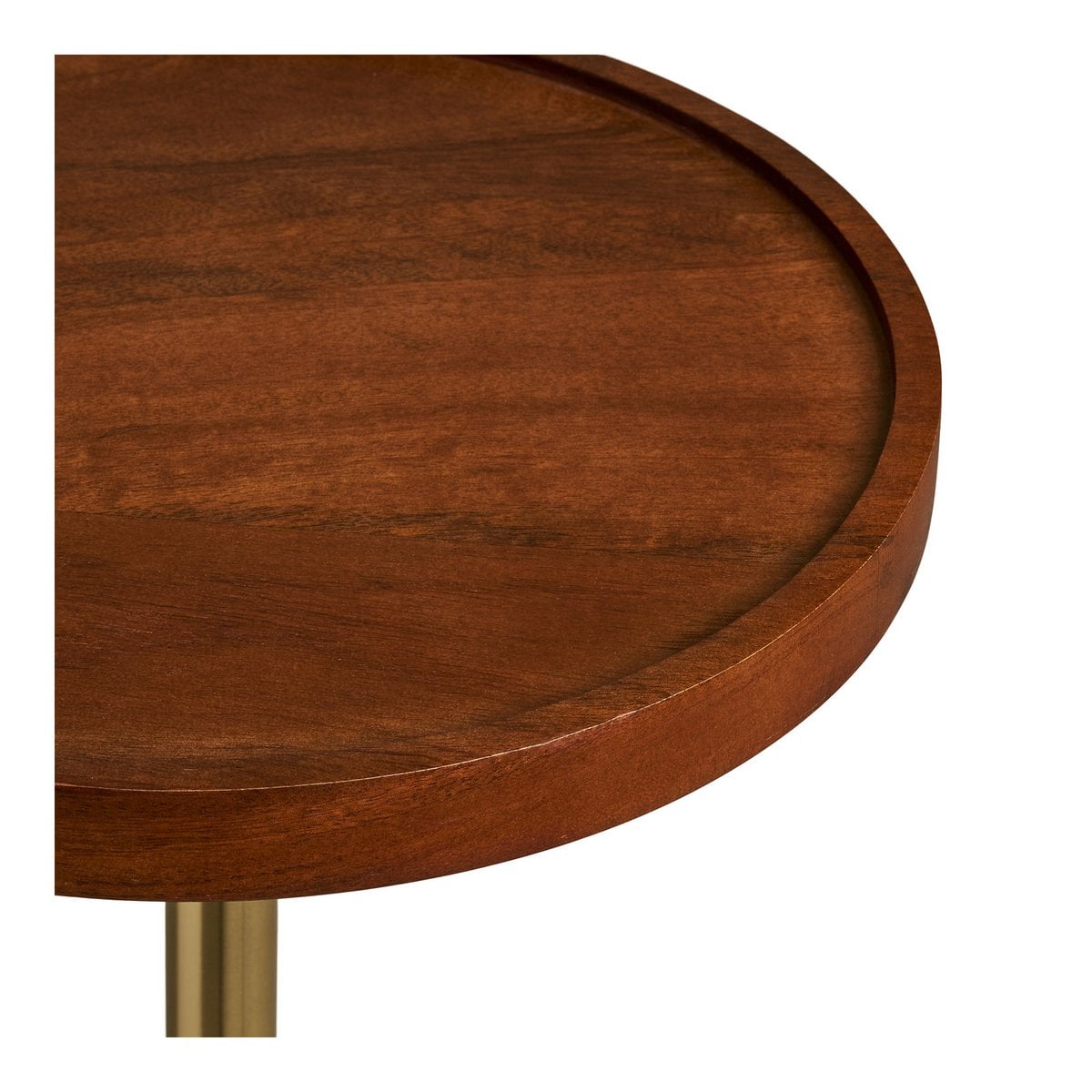 Beistelltisch aus Mangoholz und Stahl, Ø, 30 × 56 cm | VIA X SELECTION