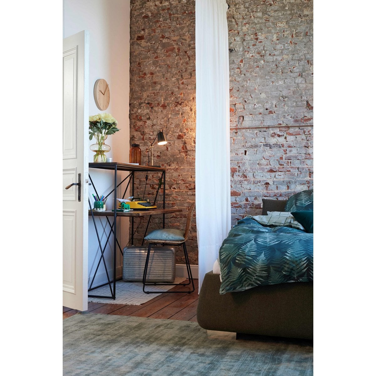TOM TAILOR Home Esszimmerstuhl aus Rattan mit dichtem Geflecht und schwarzem Metallgestell im 2er-Set | VIA X SELECTION