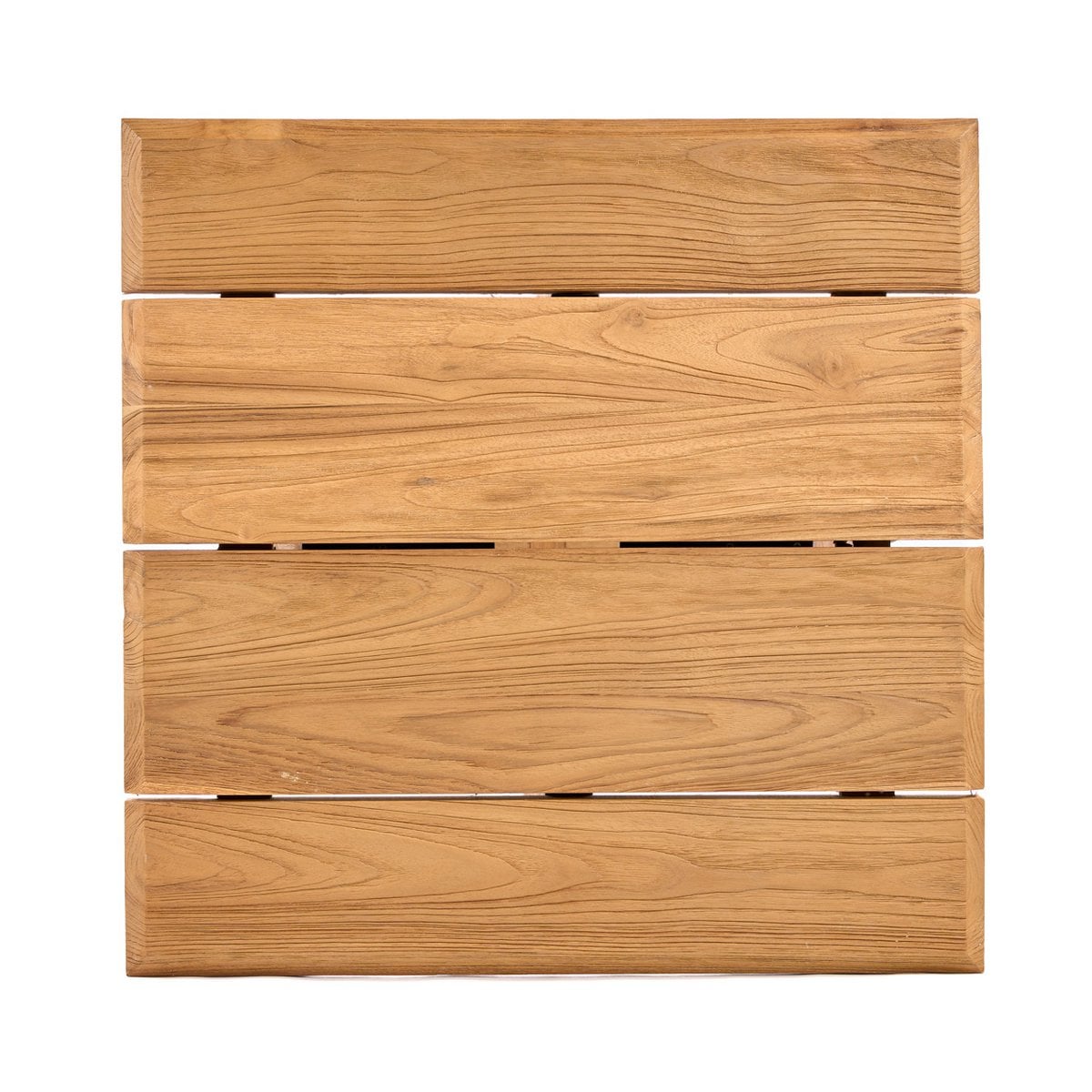 Bartisch recyceltes Teakholz quadratisch, 70 × 70 × 100 cm | VIA X SELECTION