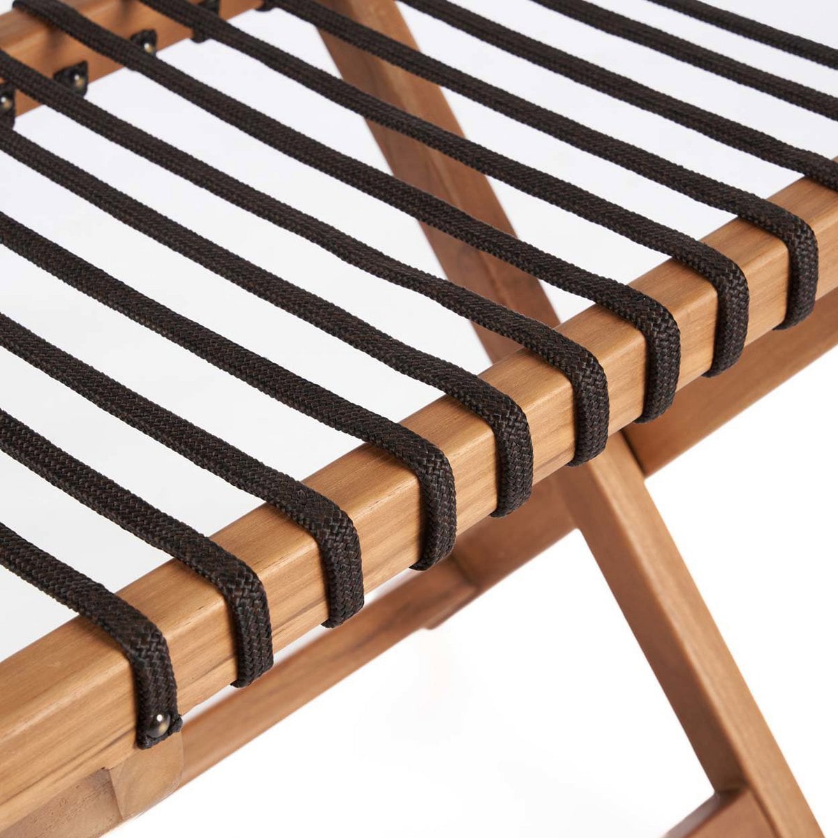 Kofferständer aus Teakholz klappbar, 55 × 40 × 50 cm | VIA X SELECTION