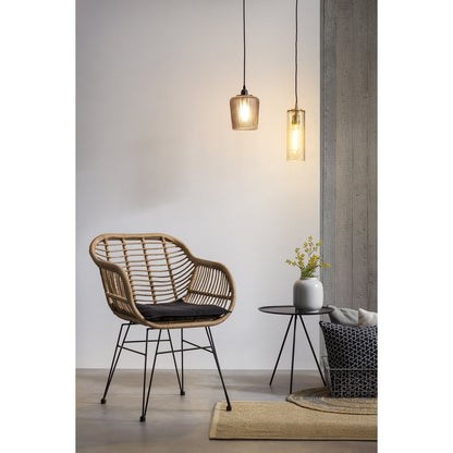 Armlehnstuhl in Rattanoptik natur im 2er-Set | VIA X SELECTION