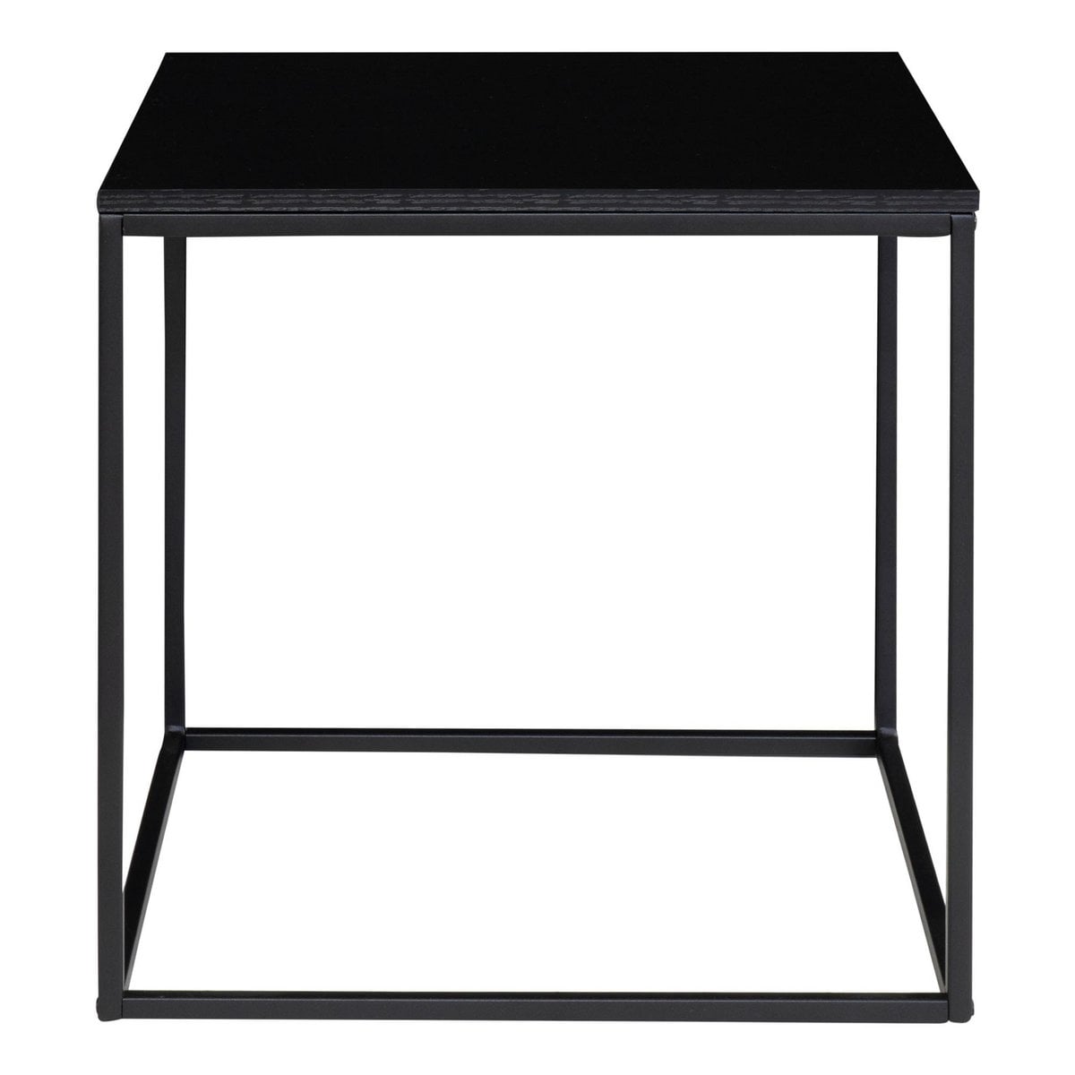 Beistelltisch in Schwarz, 45 × 45 × 45 cm | VIA X SELECTION