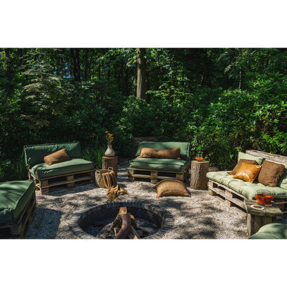 Kissenbezug aus Leder in Cognacbraun, 40 × 40 cm | VIA X SELECTION