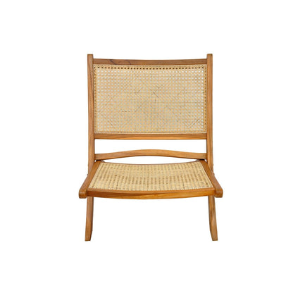 Klappstuhl aus Rattan Braun | VIA X SELECTION
