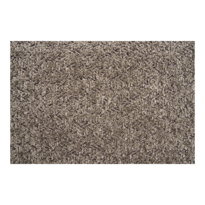 Sitzbank aus Stoff braun 98 cm mit Holzgestell | VIA X SELECTION