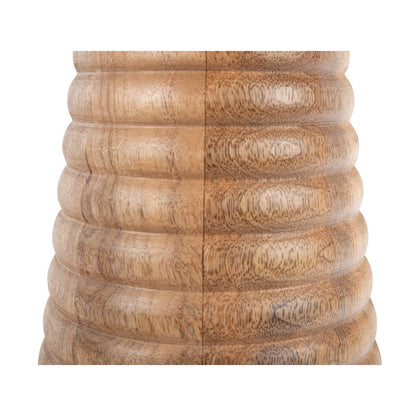 Beistelltisch aus Holz mit gestuftem Fuß, 50 × 50 × 35 cm | VIA X SELECTION