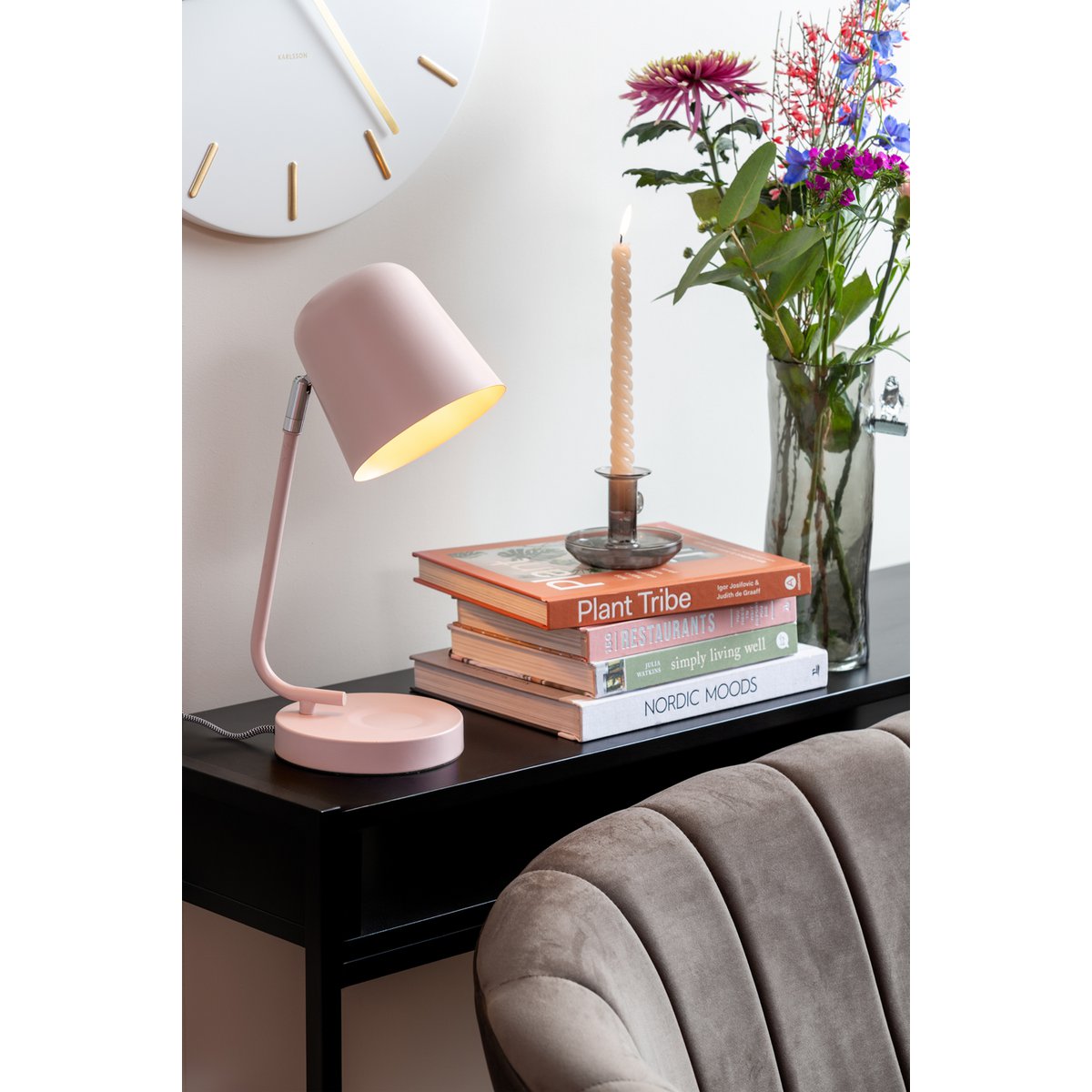 Leitmotiv Encantar Tischleuchte in Rosa | VIA X SELECTION