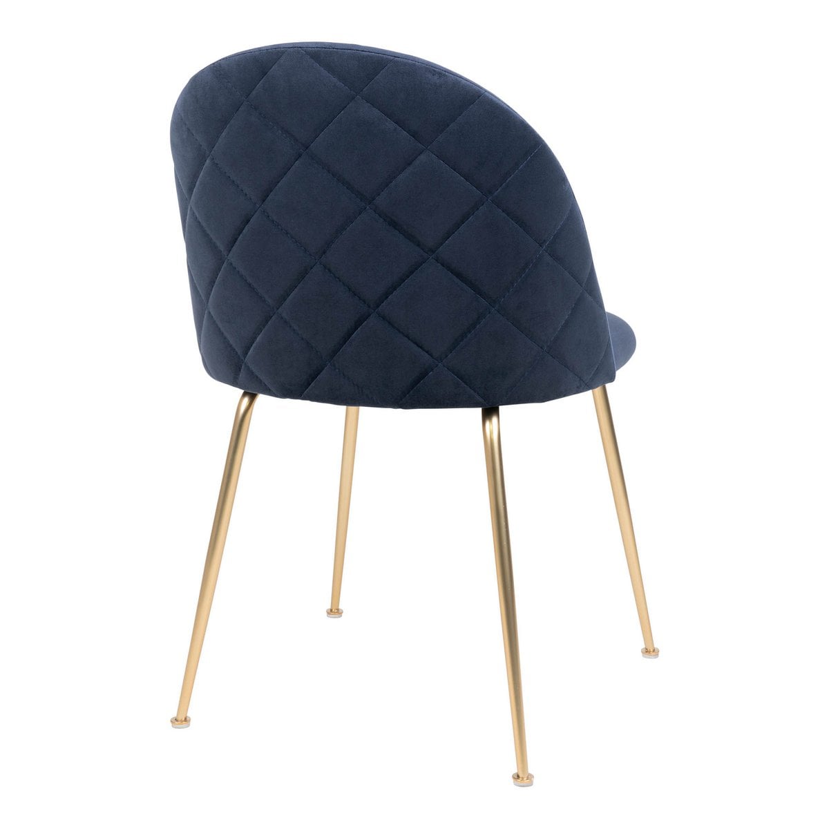 Esszimmerstuhl aus Samt blau im 2er-Set | VIA X SELECTION