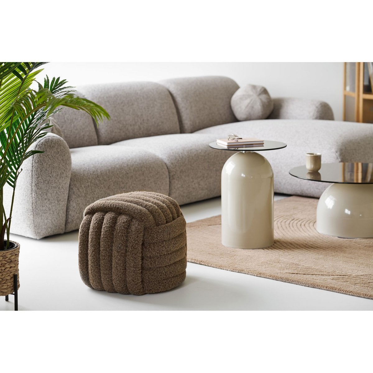 Polsterpouf Braun | VIA X SELECTION