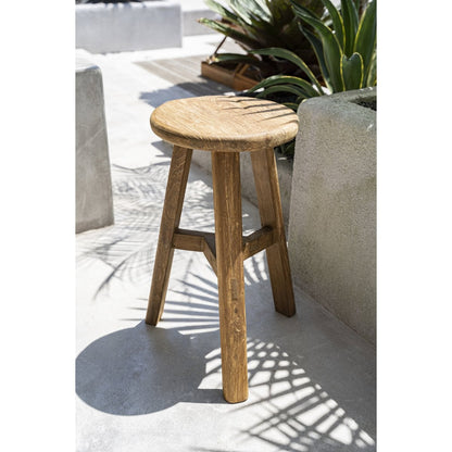 Outdoor-Barhocker aus recyceltem Teakholz | VIA X SELECTION