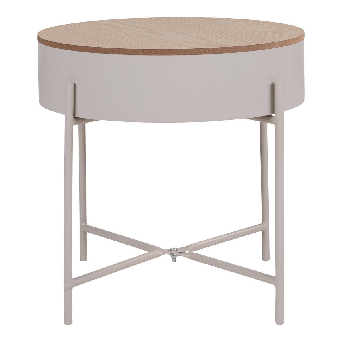 Beistelltisch aus pulverbeschichtetem Stahl, Ø, 40 × 40 cm | VIA X SELECTION