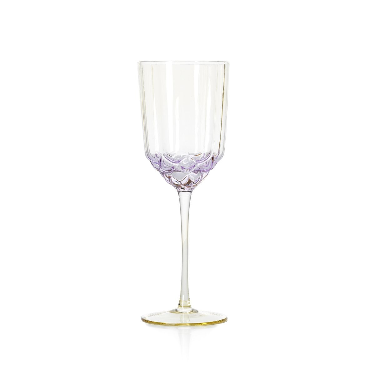 Weinglas aus rosafarbenem Recyclingglas 24,5 cm | VIA X SELECTION