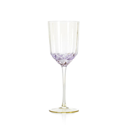 Weinglas aus rosafarbenem Recyclingglas 24,5 cm | VIA X SELECTION