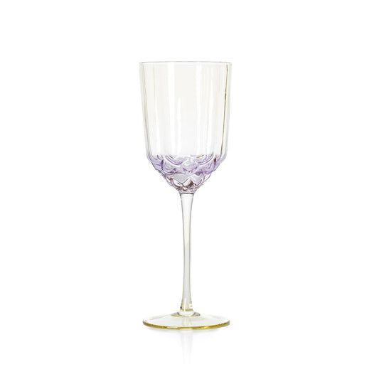 Weinglas aus rosafarbenem Recyclingglas 24,5 cm | VIA X SELECTION