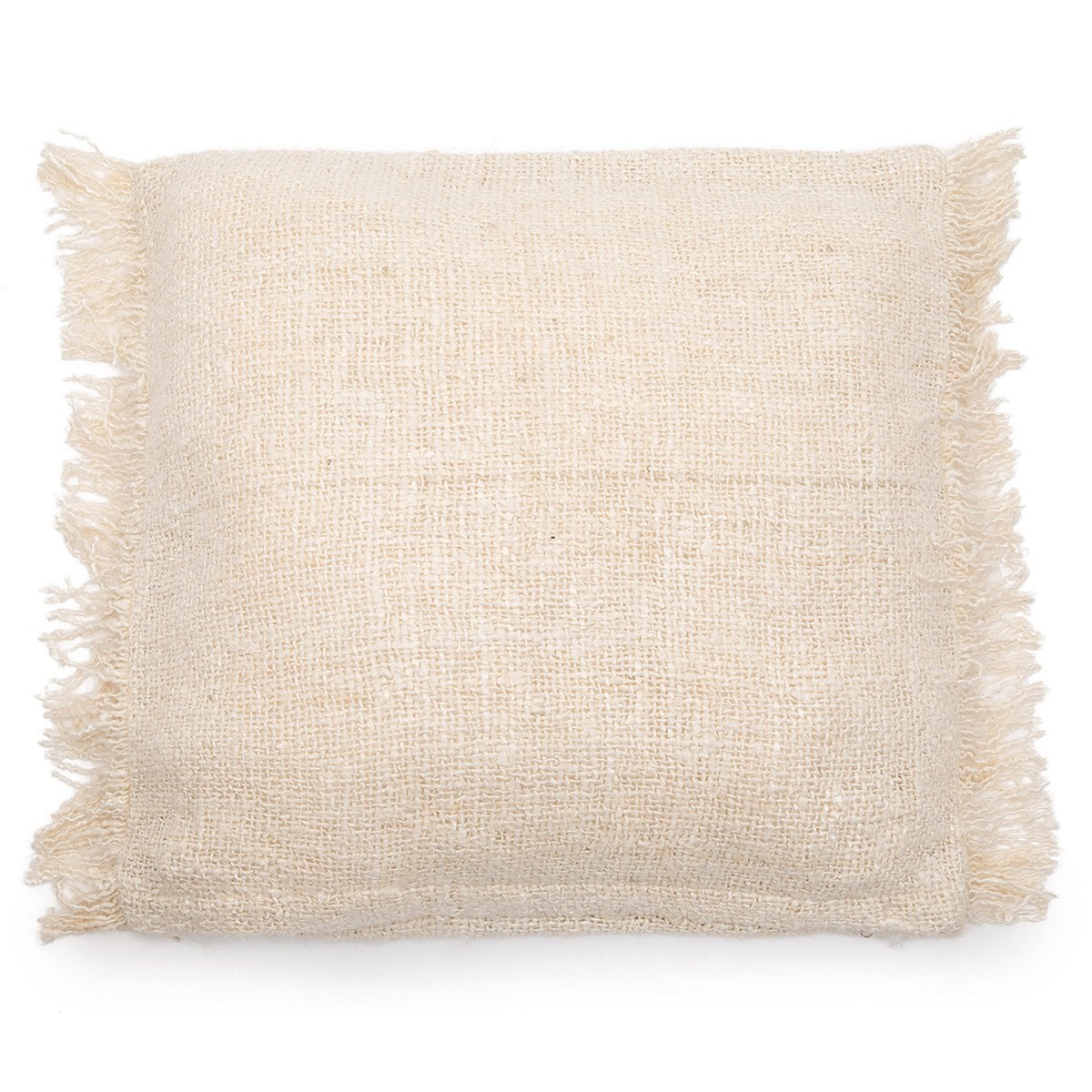 Großer Kissenbezug aus Baumwolle in Creme, 60 × 60 cm | VIA X SELECTION