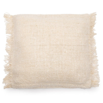 Großer Kissenbezug aus Baumwolle in Creme, 60 × 60 cm | VIA X SELECTION