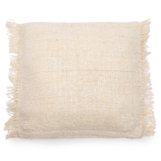 Großer Kissenbezug aus Baumwolle in Creme, 60 × 60 cm | VIA X SELECTION