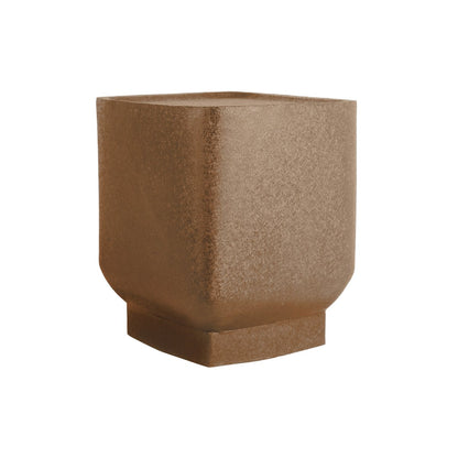 Beistelltisch aus Eisen in Braun, 37 × 37 × 40 cm | VIA X SELECTION