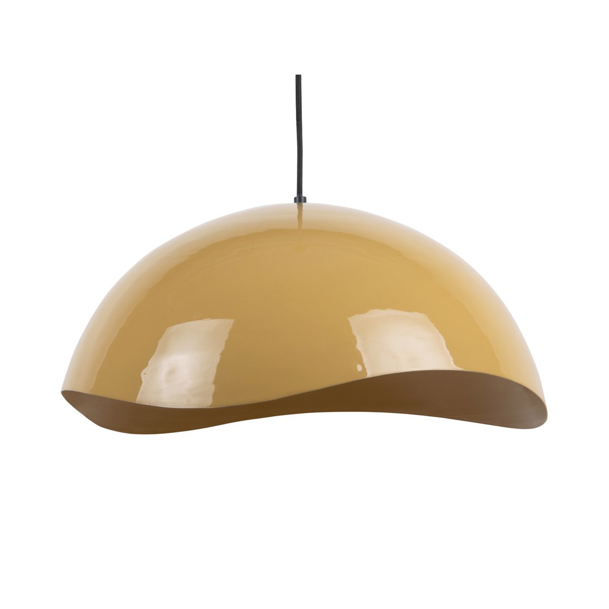 Leitmotiv Waved Large Pendelleuchte in Gelb | VIA X SELECTION