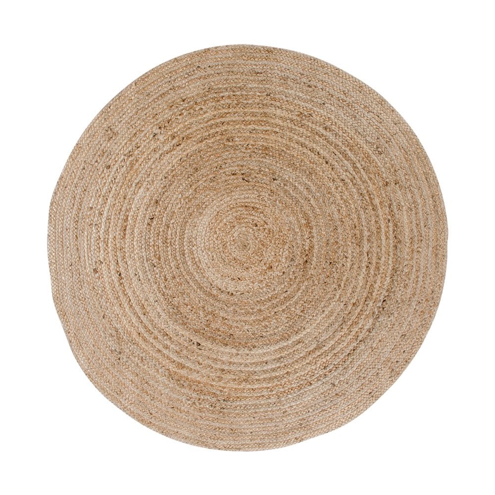 Runde Platzsets aus Jute in Naturbraun, 4er-Set | VIA X SELECTION
