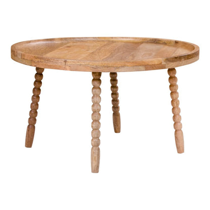 Runder Couchtisch aus Mangoholz, Ø, 60 × 35 cm | VIA X SELECTION
