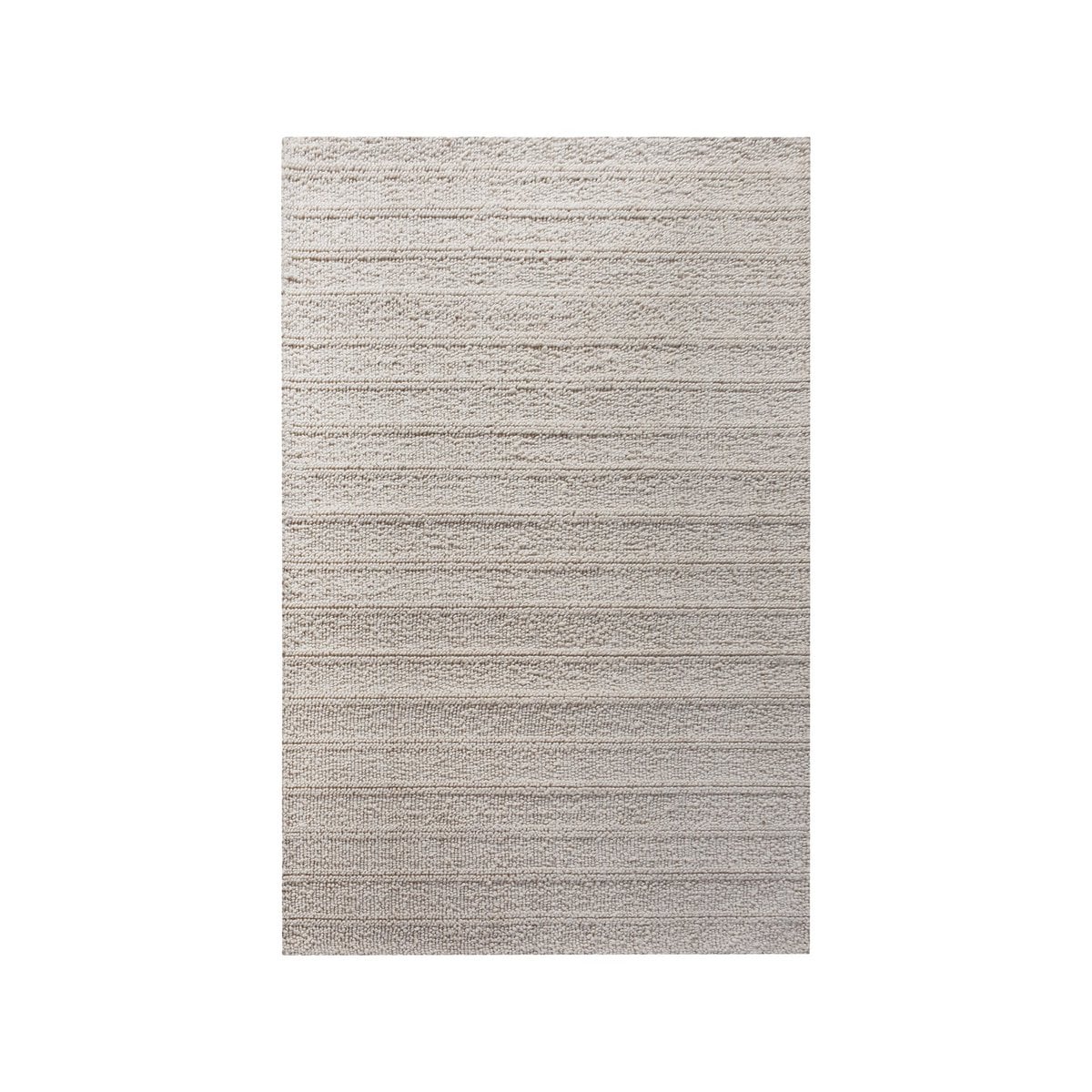 Handgewebter Teppich in Elfenbein, 160 × 230 cm | VIA X SELECTION