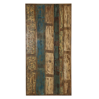 Bistrotisch Altholz bunt Gussgestell, 120 × 65 cm | VIA X SELECTION