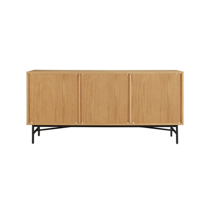 Sideboard mit Eichenfront, 40 × 160 × 75 cm | VIA X SELECTION