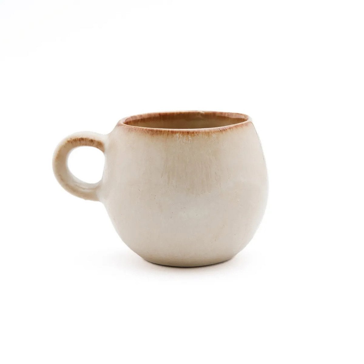 Espressotasse aus beigem Steinzeug 6 cm | VIA X SELECTION