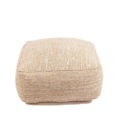 Beiger Baumwoll-Pouf | VIA X SELECTION