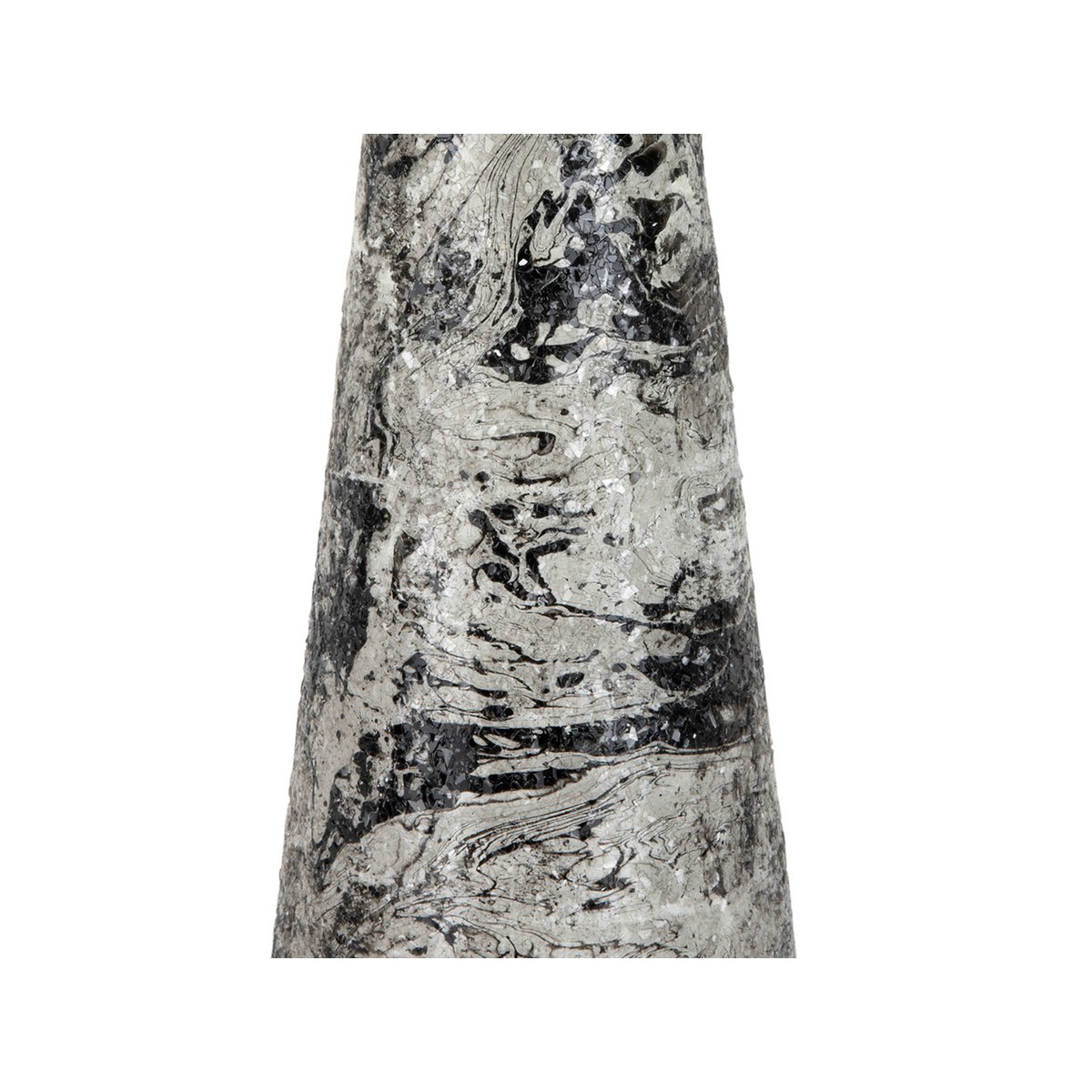 Beistelltisch mit Marmoroptik-Sockel, 40 × 40 × 42 cm | VIA X SELECTION