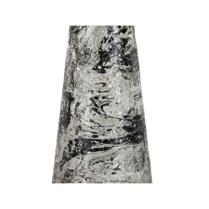 Beistelltisch mit Marmoroptik-Sockel, 40 × 40 × 42 cm | VIA X SELECTION