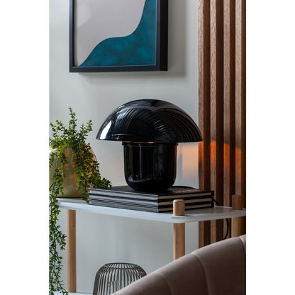 Leitmotiv Fat Mushroom Tischleuchte in Schwarz | VIA X SELECTION