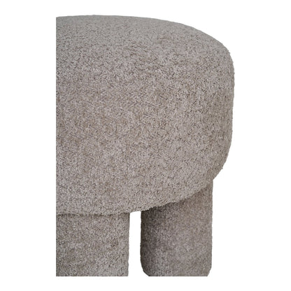 Kubischer Polsterpouf in Grau | VIA X SELECTION