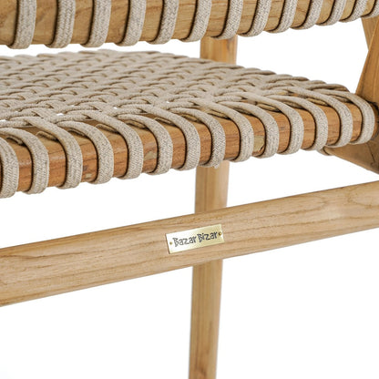 Esszimmerstuhl aus recyceltem Teakholz mit rustikalem Charakter | VIA X SELECTION