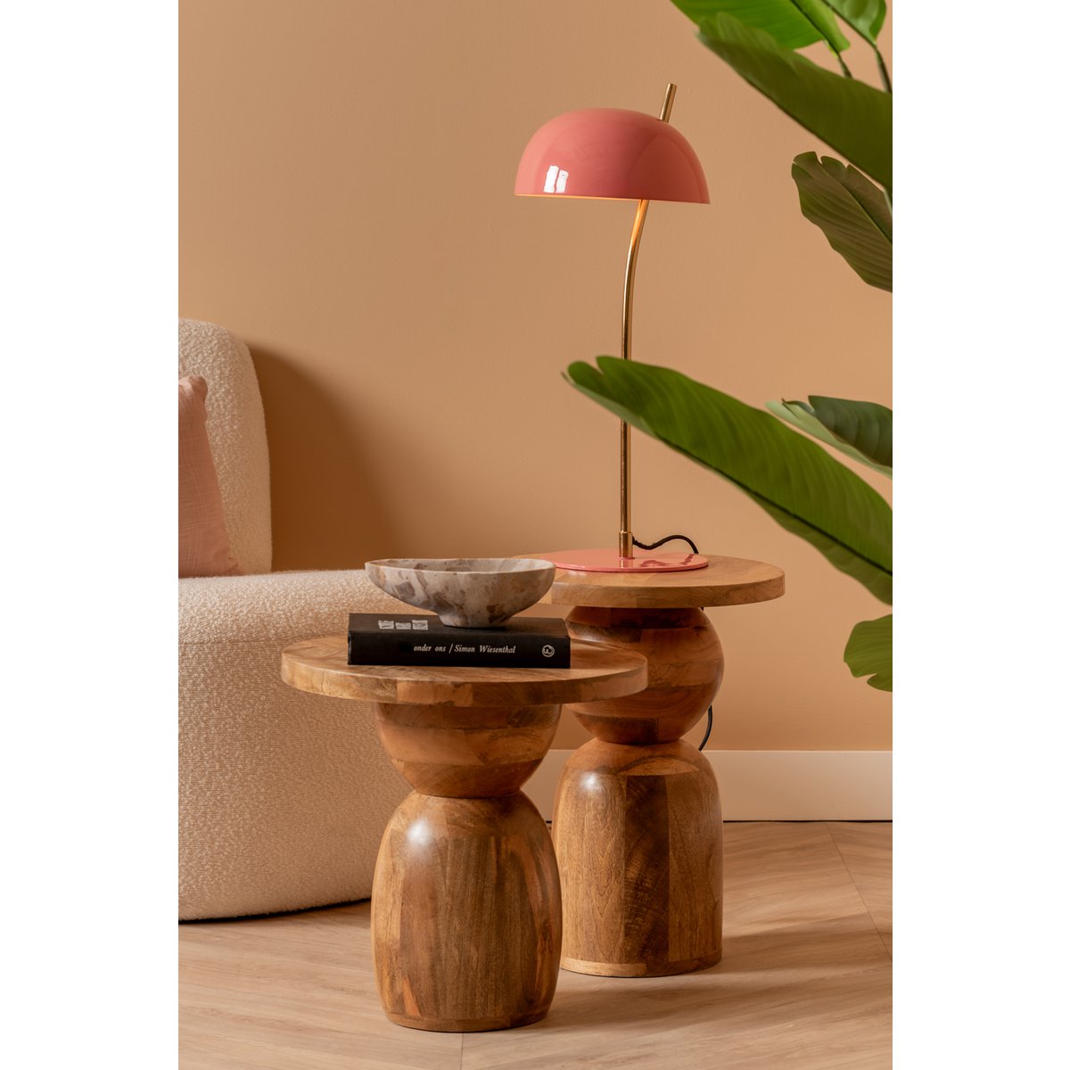 Beistelltisch aus Mangoholz, Ø, 35 × 47 cm | VIA X SELECTION